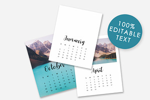 2025 Calendar Template Photoshop