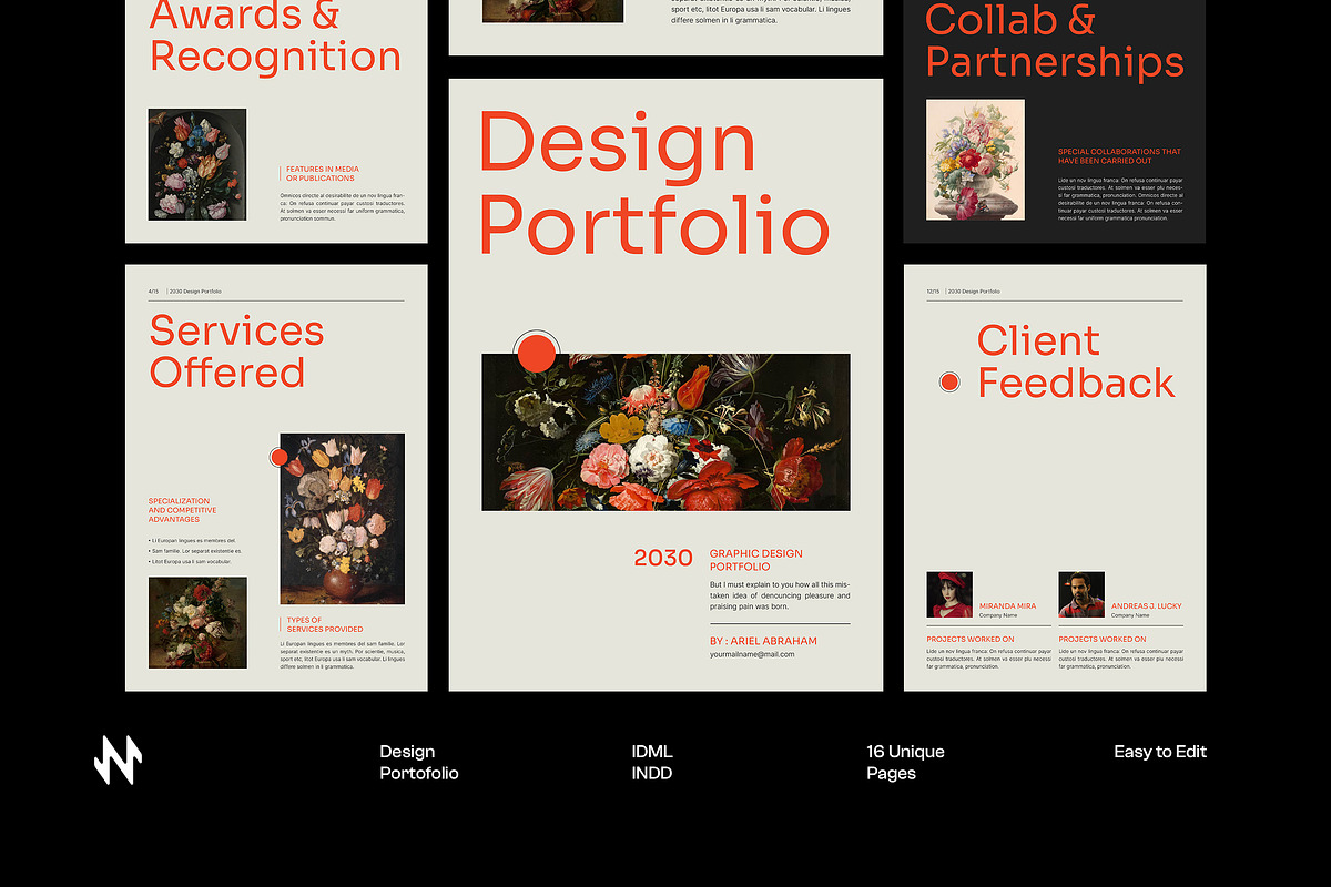Elegant Designer Portfolio