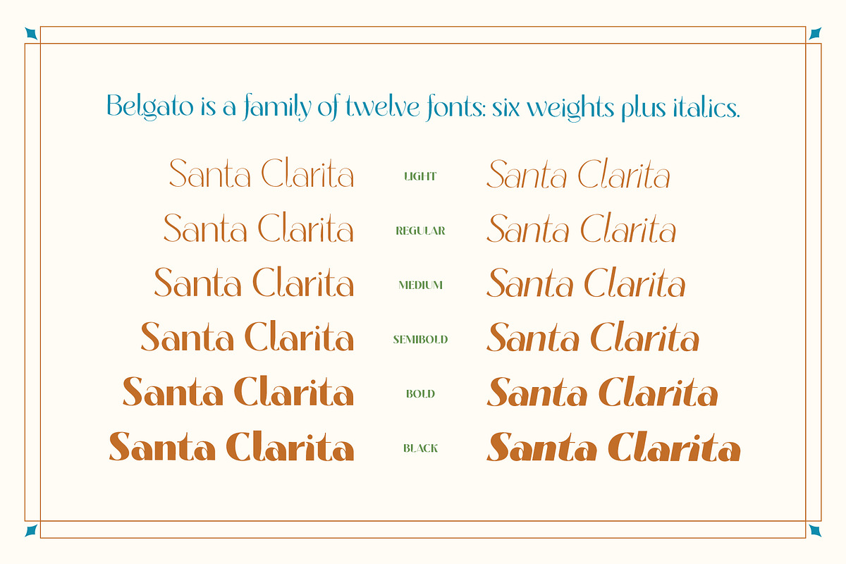Belgato Elegant Vintage Font Family, a Serif Font by Molly Suber Thorpe (Photo 4 of 13)