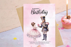 Watercolor Nutcracker Clipart Pack