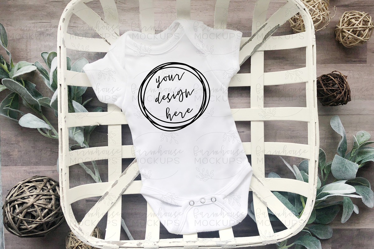 Baby Clothing Mockup Bundle, an Apparel Mockup by Affinity Grove (Photo 3 of 11)