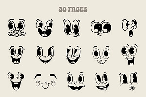 Cartoon Retro Characters. Vol 3