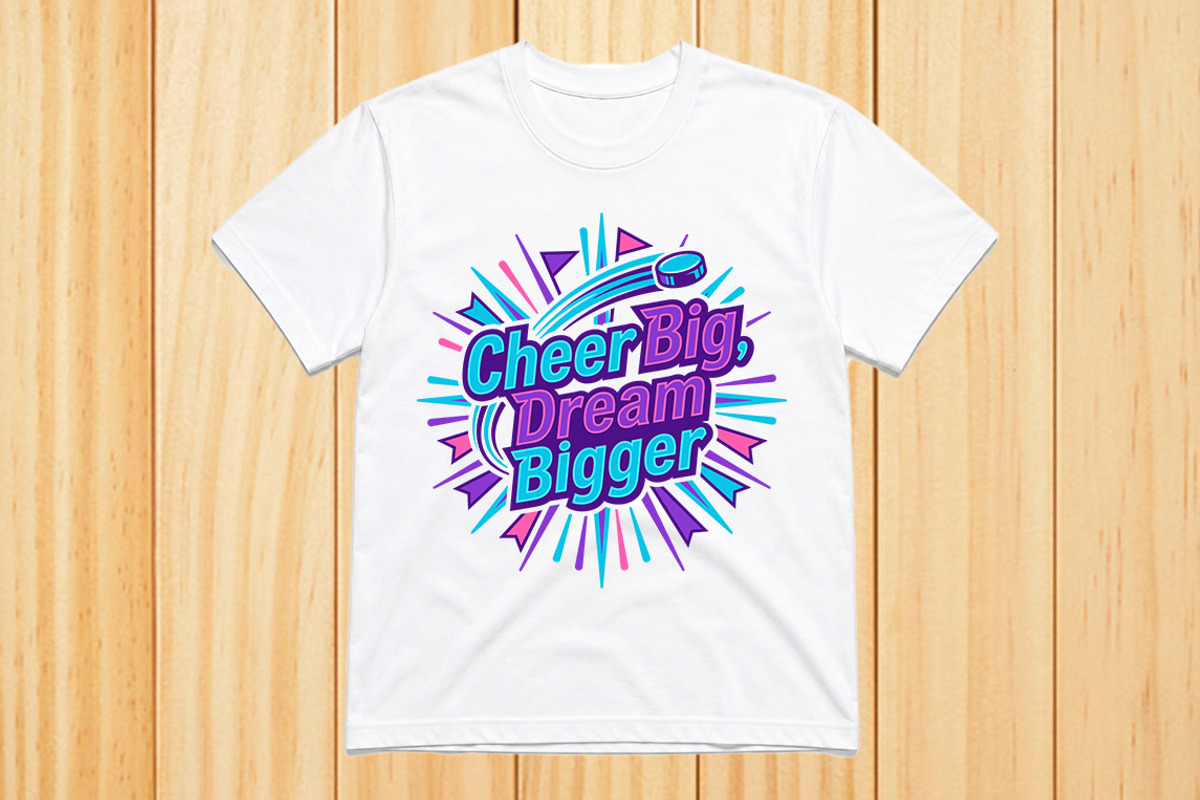 Hockey T-Shirt Design Graphic, an Object Graphic by balal (Photo 1 of 3)