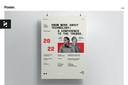 Tech Conference Poster Kit, a Poster Template by Neermana (Thumbnail 1 of 4)