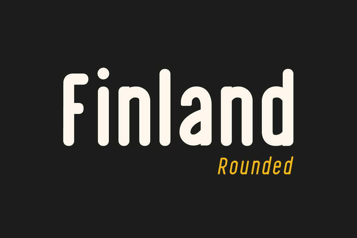 Finland Rounded - Font Family, a Sans Serif Font by Craft Supply Co. (Photo 9 of 9)