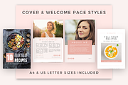 Recipe Book Template for Canva, a Brochure Template by Designs by Darowan (Thumbnail 3 of 11)