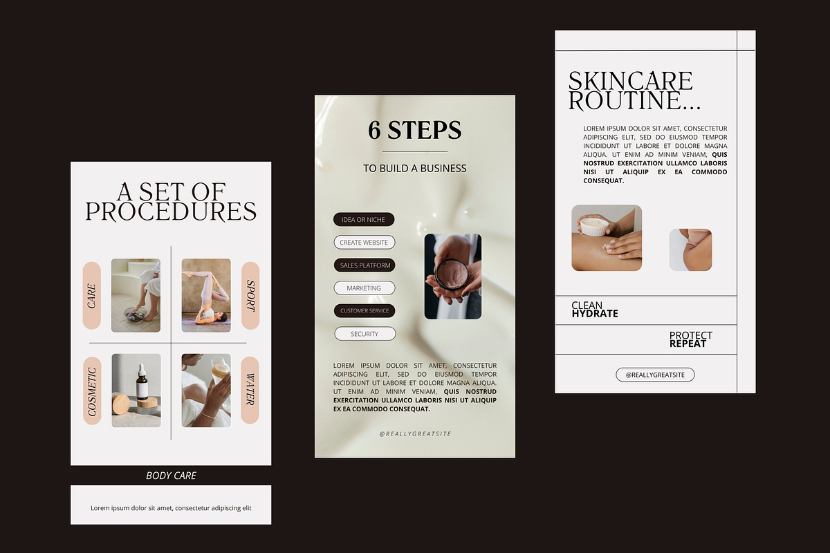 BROWN – Beauty Instagram Story, a Social Media Template by AESTETHIC_STUDIO (Photo 7 of 9)