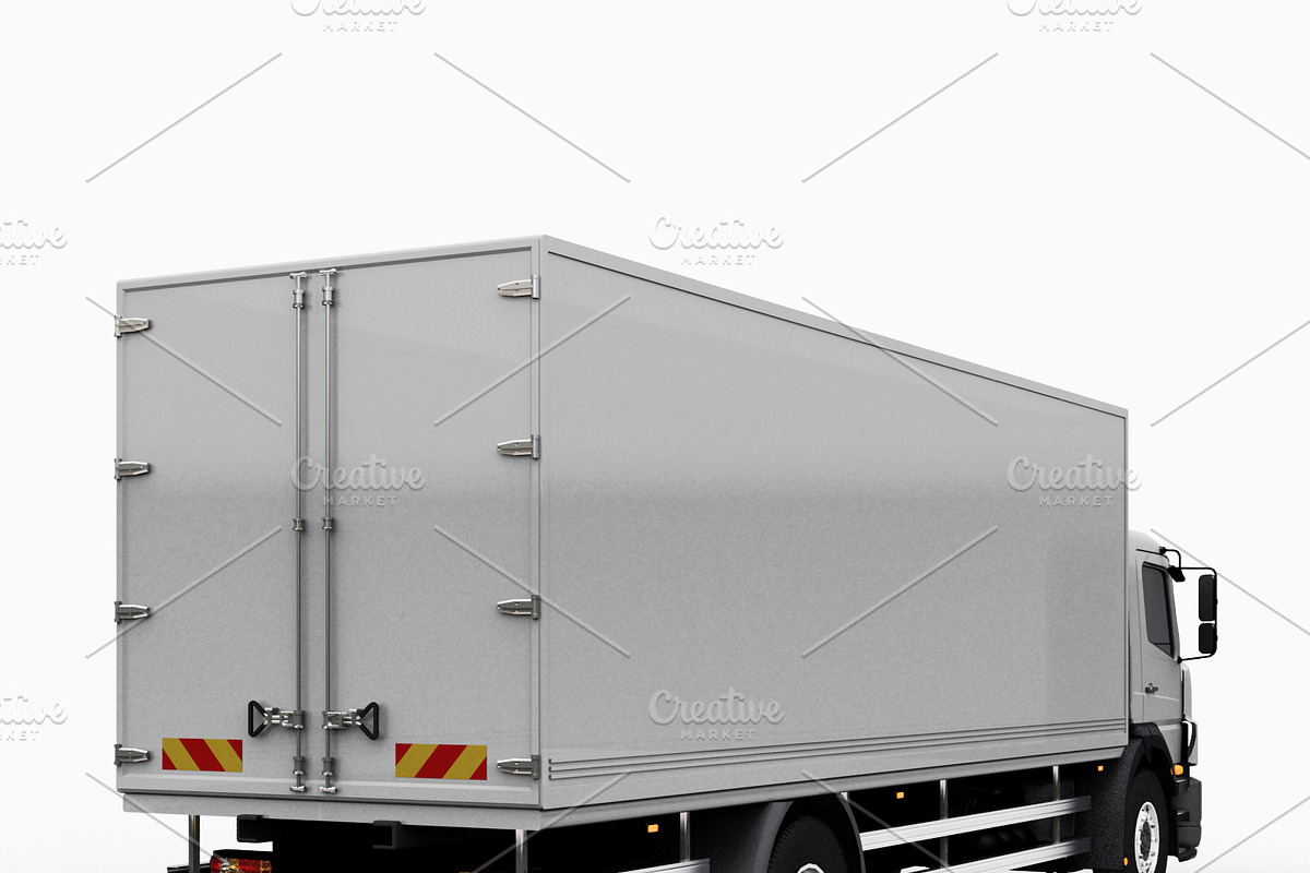 Commercial Truck Mercedes, a Cars & Vehicle 3D Model by Mechanik (Photo 3 of 17)