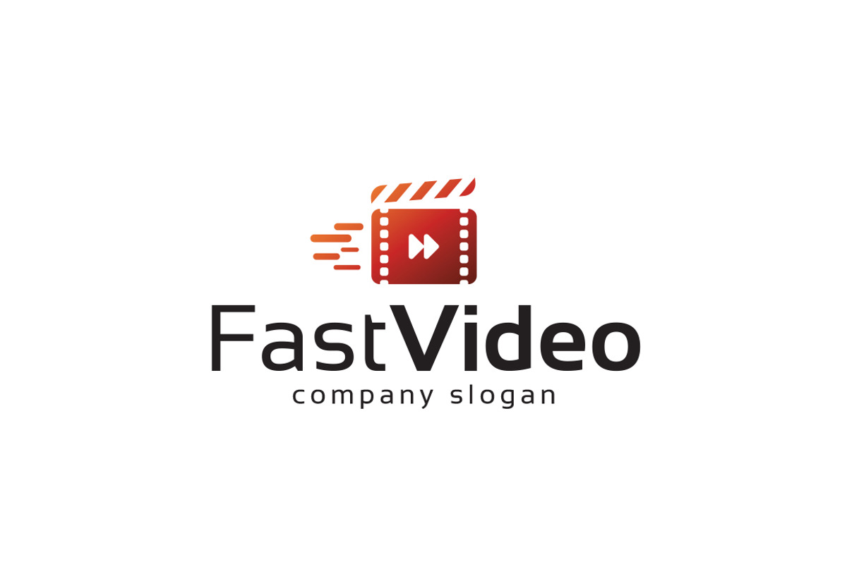 Fast Video Logo, a Branding & Logo Template by EmilGuseinov (Photo 2 of 2)