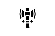 Axe Icon Viking Weapon Illustration, a Branding & Logo Template by Vectorium Studio (Thumbnail 1 of 2)