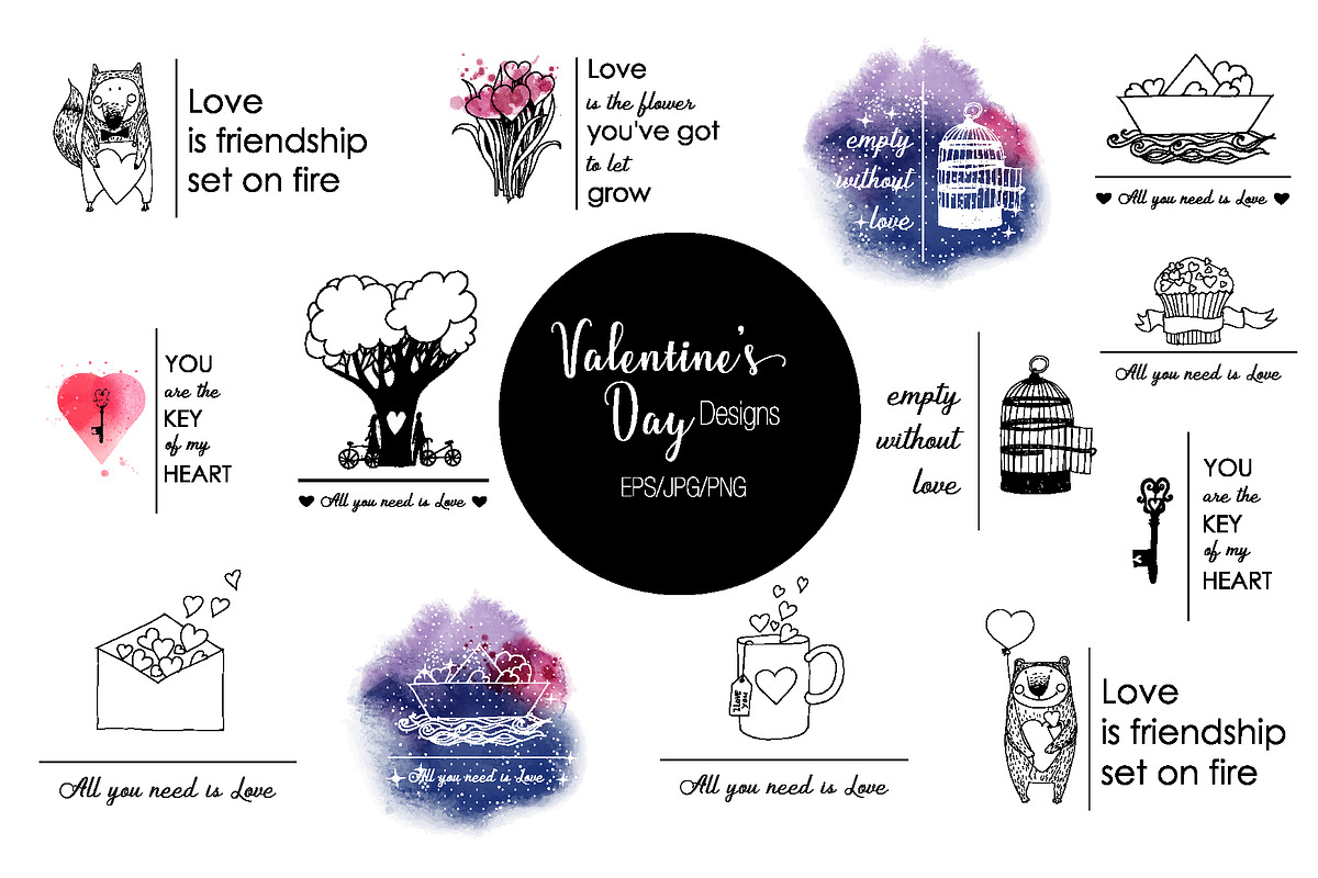 Valentine's Day, an Animal Illustration by Tatiana Davidova (Photo 4 of 6)