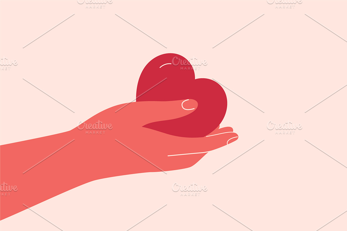 Give Love and Kindness!, a Healthcare Illustration by Mary Long (Photo 3 of 3)