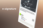E-Signature (Color), a Templates & Theme by Renovatio (Thumbnail 1 of 2)