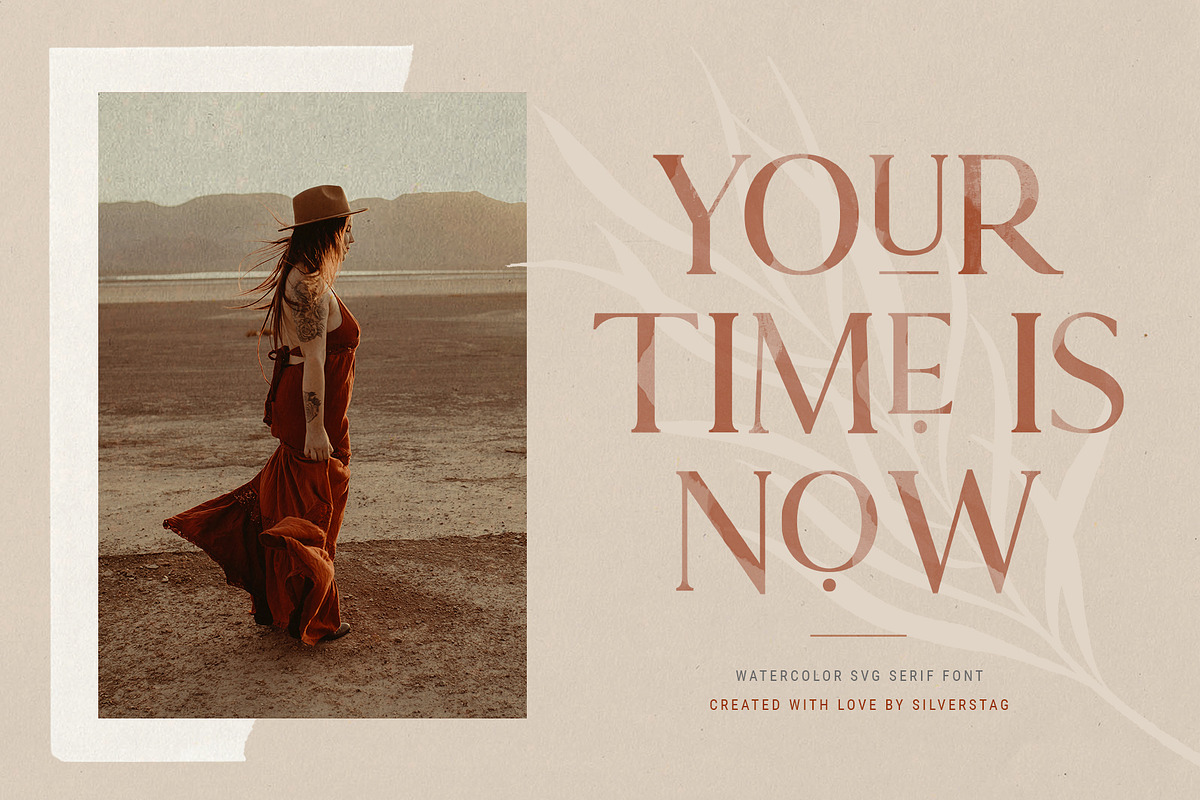Lovers SVG Serif Font & Extras preview 4