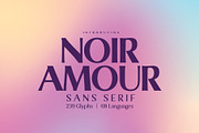 Noir Amour - Sans Serif Typeface, a Sans Serif Font by HipFonts (Thumbnail 12 of 12)