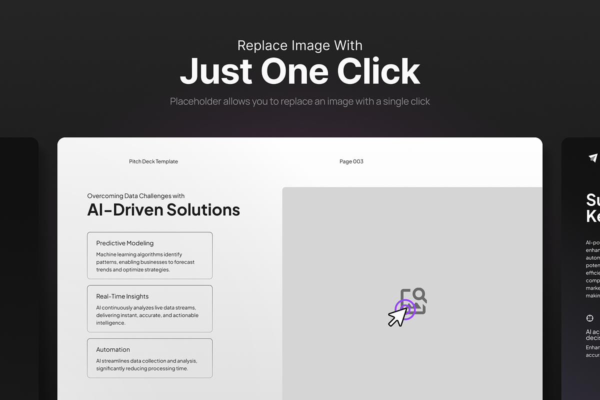 Pitch Deck AI-Powered Data Analytics, a Presentation Template by pickolabstudio (Photo 5 of 6)
