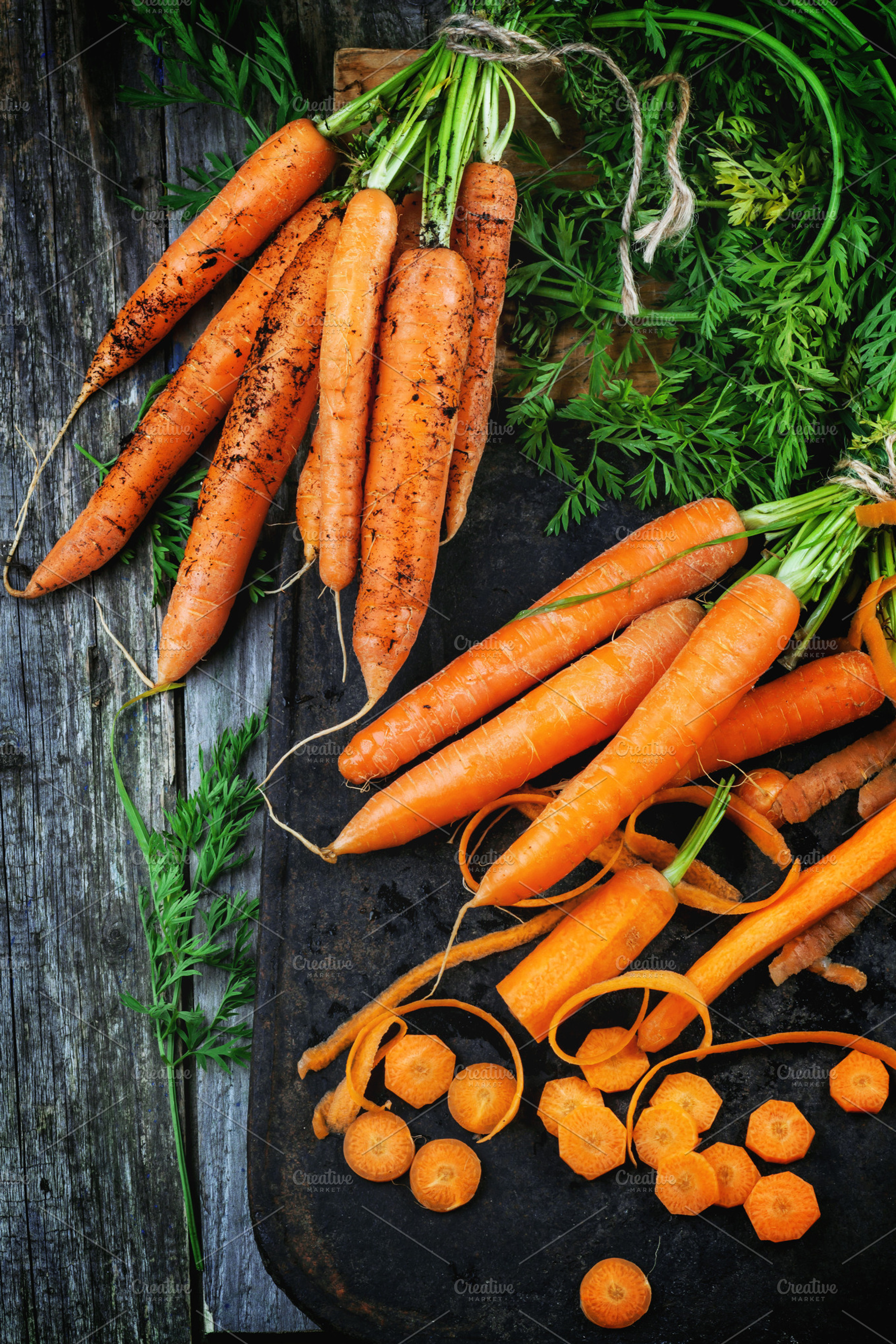 Bunch Of Carrots Featuring Carrots Carrot And Organic