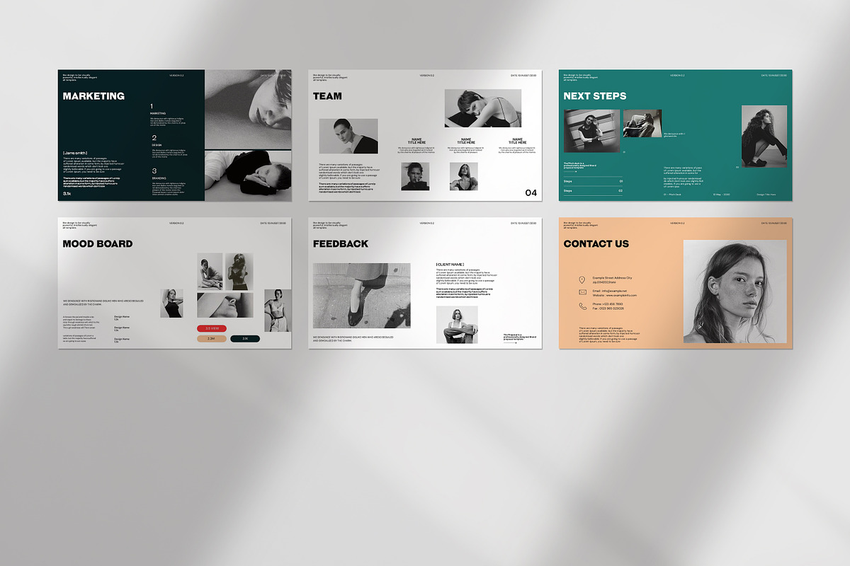 Lucy Pitch Deck Template preview 6