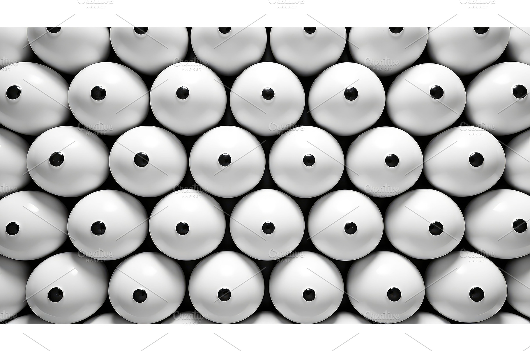 abstract black dots background ai, an Abstract Photo by pikepicture