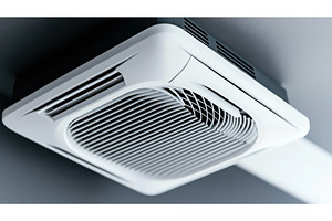 Ceiling-mounted air conditioning, an Architecture Photo by Sergey Kotenev