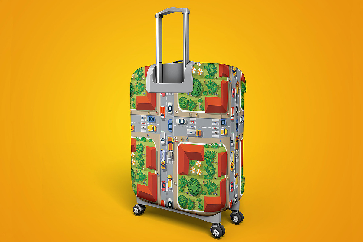 Seamless Pattern Map City, a Pattern Graphic by AlexZeL (Photo 2 of 7)