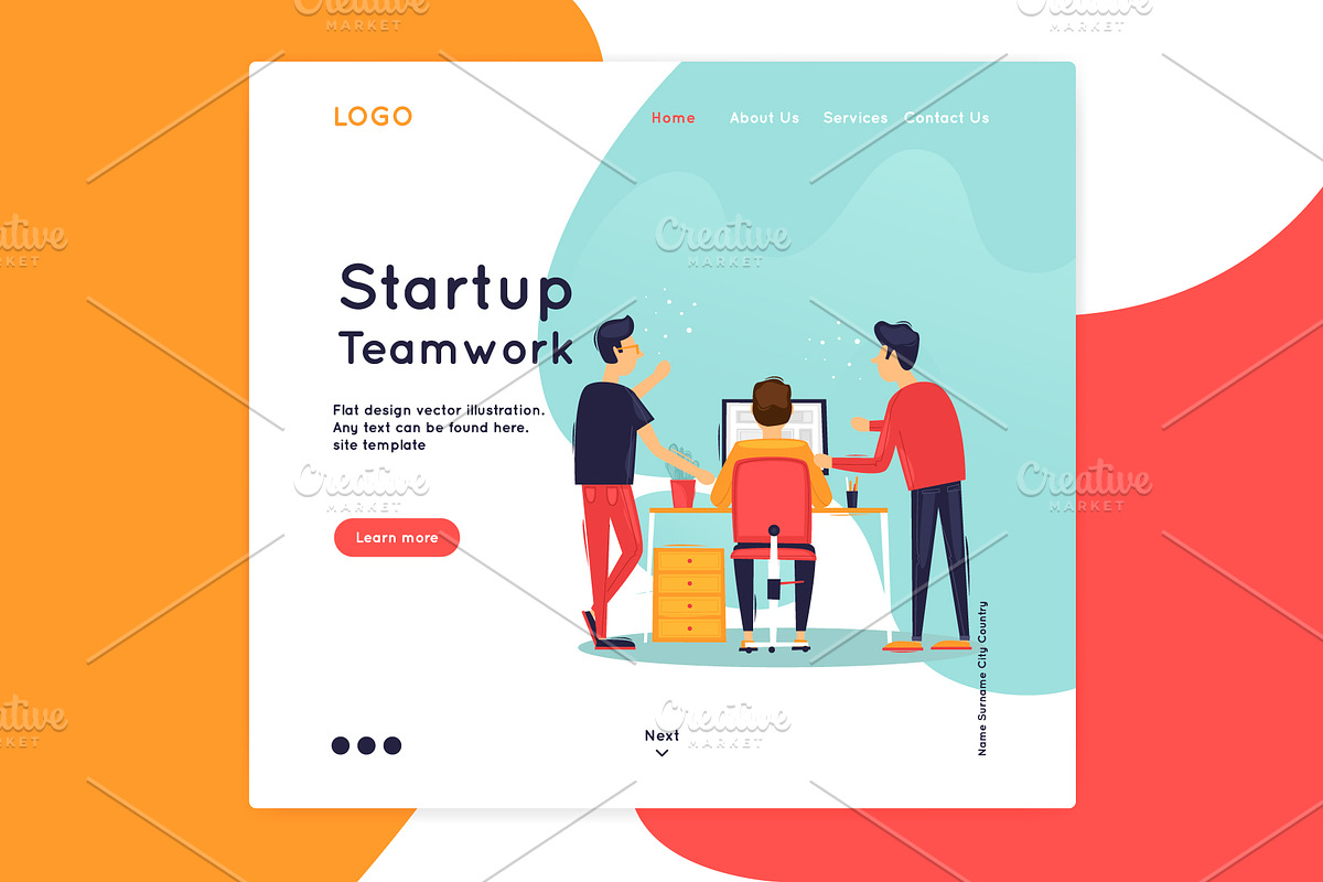 landing page, an App Template by Podis (Photo 15 of 16)
