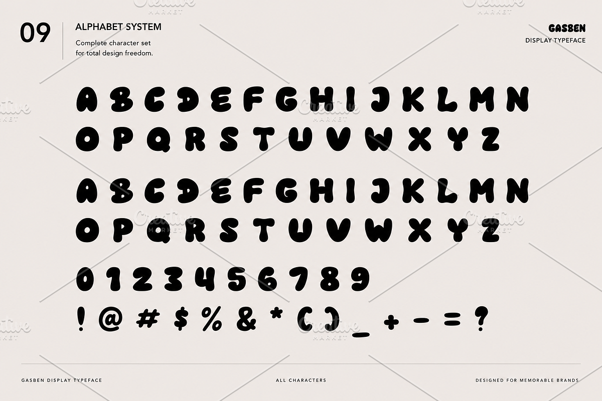 Gasben – Playful Display Font, a Handwritten Font by Solutype (Photo 9 of 12)