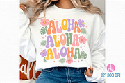 Boho Retro Aloha Aloha Summer PNG, an Illustration by Dream Creation (Thumbnail 1 of 7)