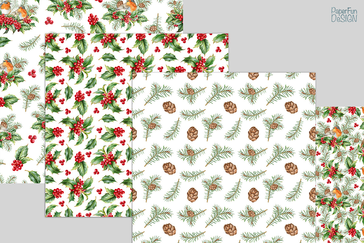 Christmas collection clip art., an Illustration by Mary (Photo 5 of 9)
