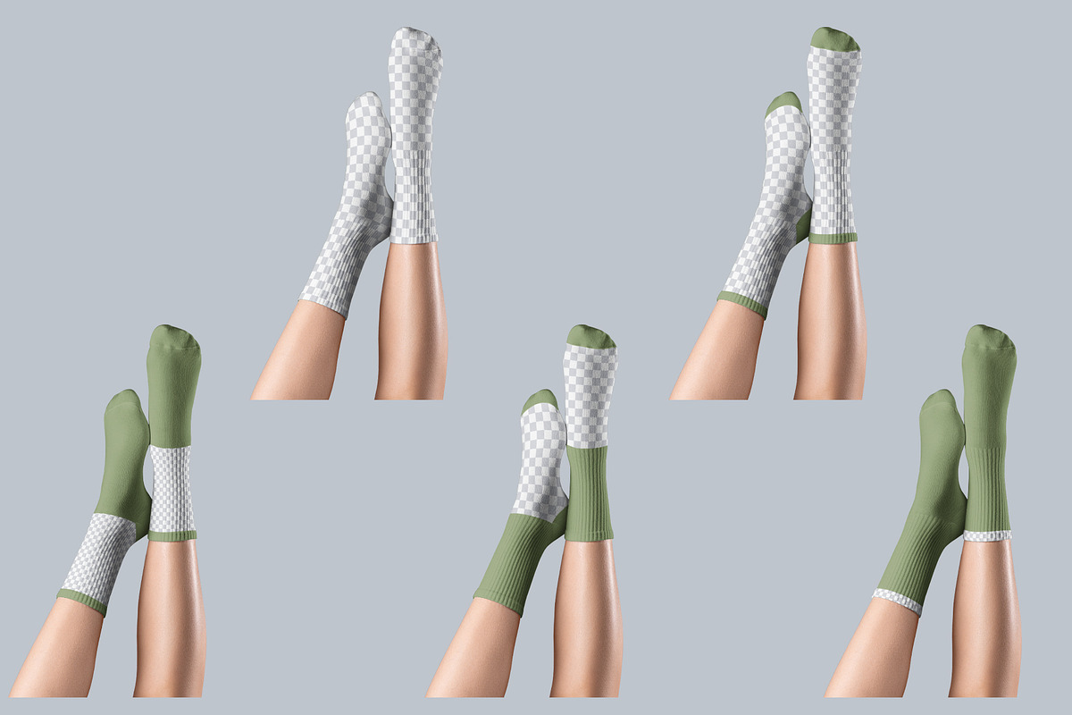 10 Mockups High Socks, a Bottom Mockup by Grow Design Craft Studio (Photo 5 of 7)