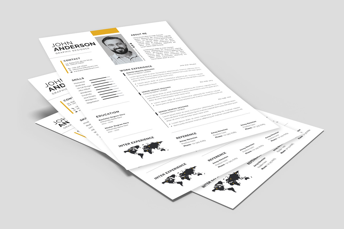Word Resume & Cover Letter Template, a Resume Template by Abdul Studio (Photo 4 of 5)