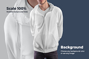 10 Men's Zip Hoodie Mockups, a Hoody Mockup by Grow Design Craft Studio (Thumbnail 8 of 8)