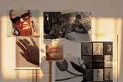 Golden Hour Moodboard Mockups, a Product Mockup by Duet Atelier (Thumbnail 2 of 6)