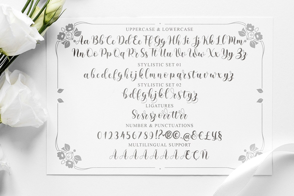 Morrissley | Modern Calligraphy, a Script Font by Almeera Std (Photo 3 of 12)
