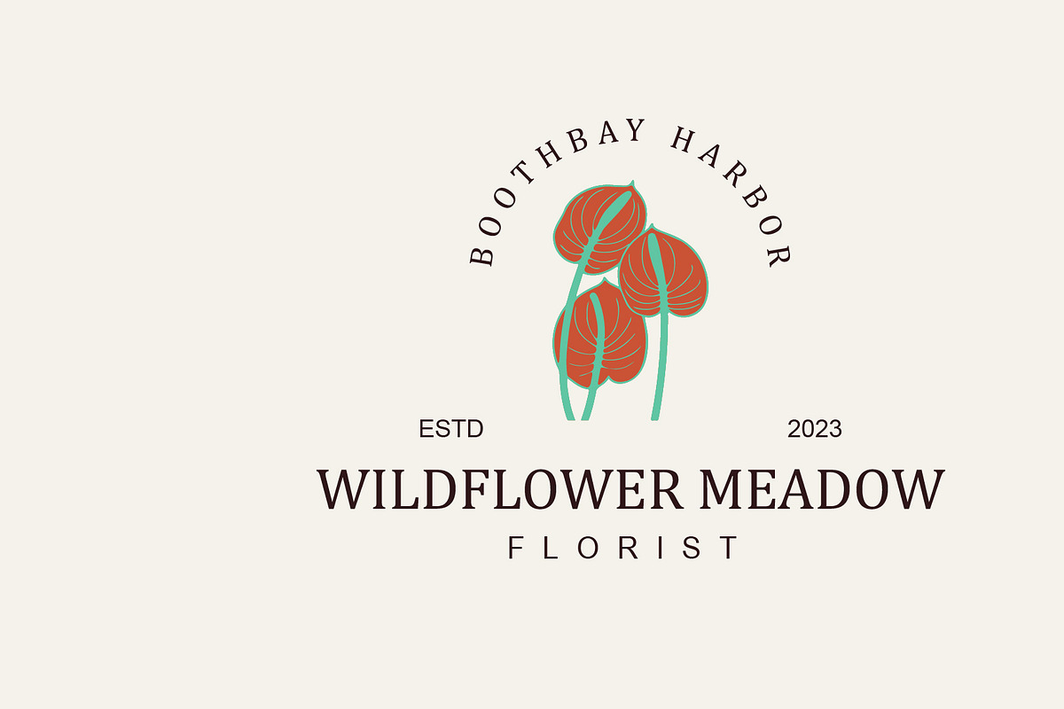 Anthurium Premade Canva Logo, a Branding & Logo Template by CactusGroveBranding (Photo 2 of 7)