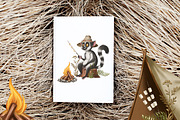 Camping adventure with a lemur, an Illustration by IrynaPanashii (Thumbnail 5 of 12)