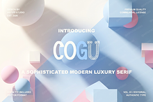 Cogu - A Modern Luxury Serif Typefac