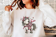 Whimsical Mother's Day Horse Clipart, an Illustration by SVGArt (Thumbnail 2 of 9)
