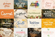 Cottagecore Font Bundle - 90 Fonts!, a Serif Font by HipFonts (Thumbnail 3 of 20)