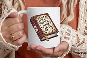 Mystery Book Lover PNG, Cozy Bookish, an Illustration by Designking (Thumbnail 5 of 6)
