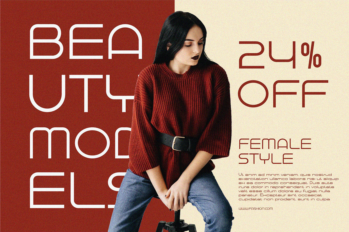 Baqeut Enosan|| Unique Display Font, a Sans Serif Font by Idea Studio (Photo 2 of 5)