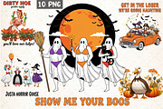 Halloween Vintage Sublimation Bundle, an Illustration by DreamCafeArt (Thumbnail 1 of 6)