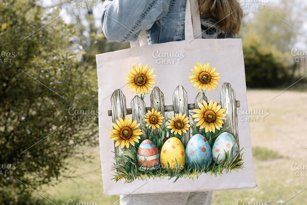 Easter Spring Fence Clipart PNG, an Illustration by Canvas Craft (Photo 6 of 7)