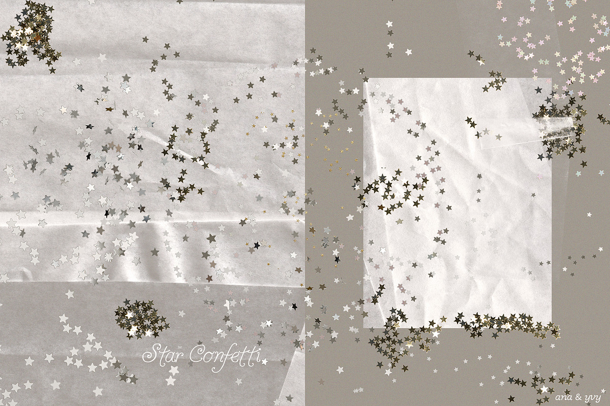 STARDUST & RICE Star & Paper Overlay, a Texture Graphic by ana & yvy (Photo 13 of 13)
