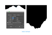 Mountain Silhouettes – 25 Vectors, a Graphic by MarkSupply (Thumbnail 3 of 4)