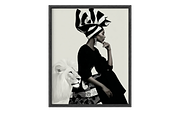 African Majesty Woman and Lion Art, a Person Illustration by PrintablesByFranklyn (Thumbnail 1 of 6)