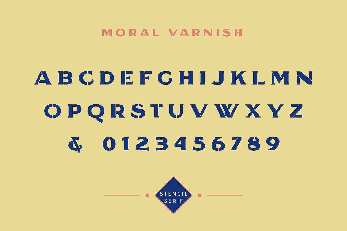 Moral Varnish Sans Serif & Stencil preview 8