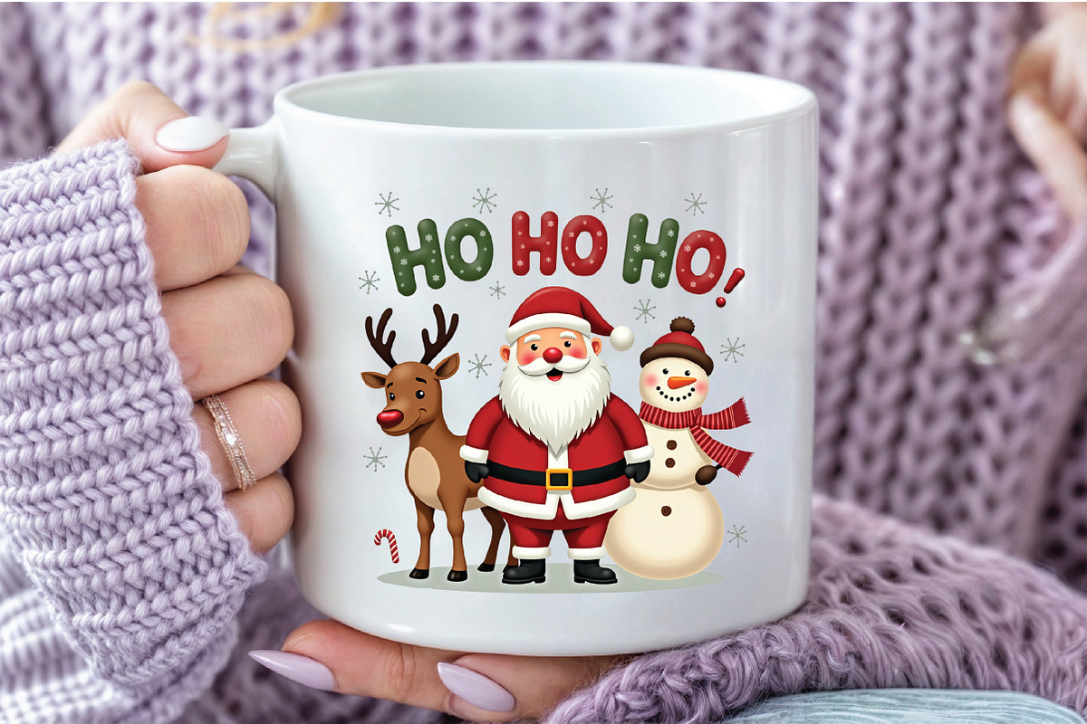Funny Christmas Png Santa Png Reinde, an Illustration by Libby Wishes (Photo 2 of 4)