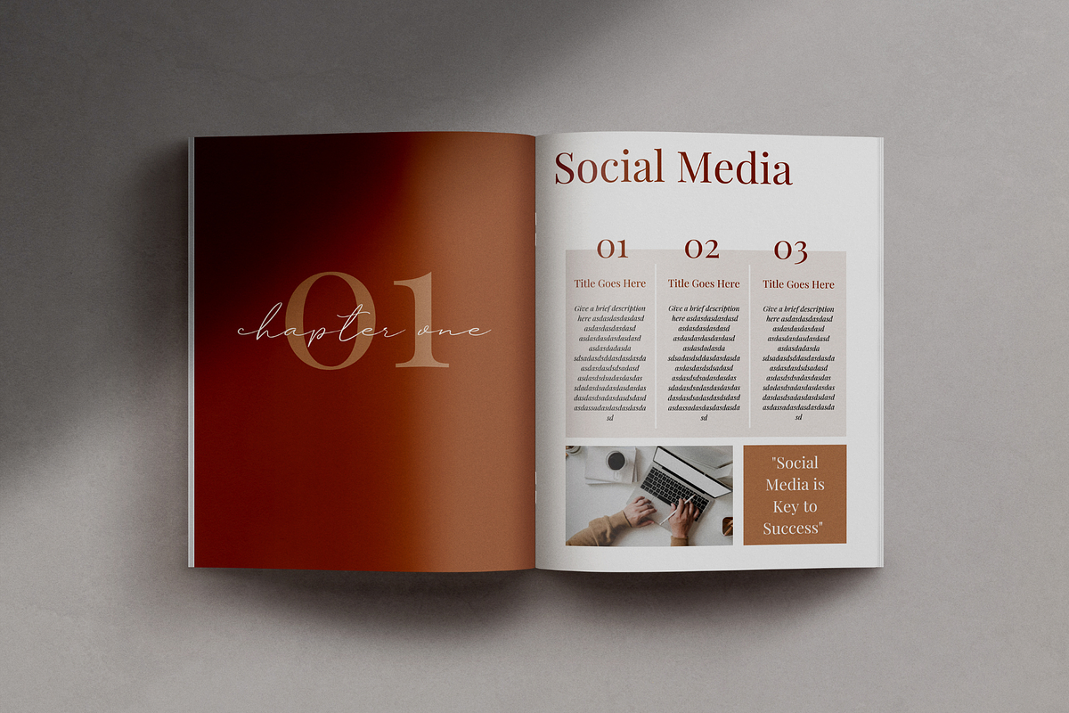 Ebook Workbook Template For Canva, a Templates & Theme by Marketing ...