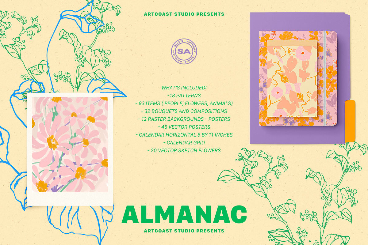 ALMANAC & ABSTRACT POSTER, a Wallpaper Graphic by nadispasibenko (Photo 3 of 21)